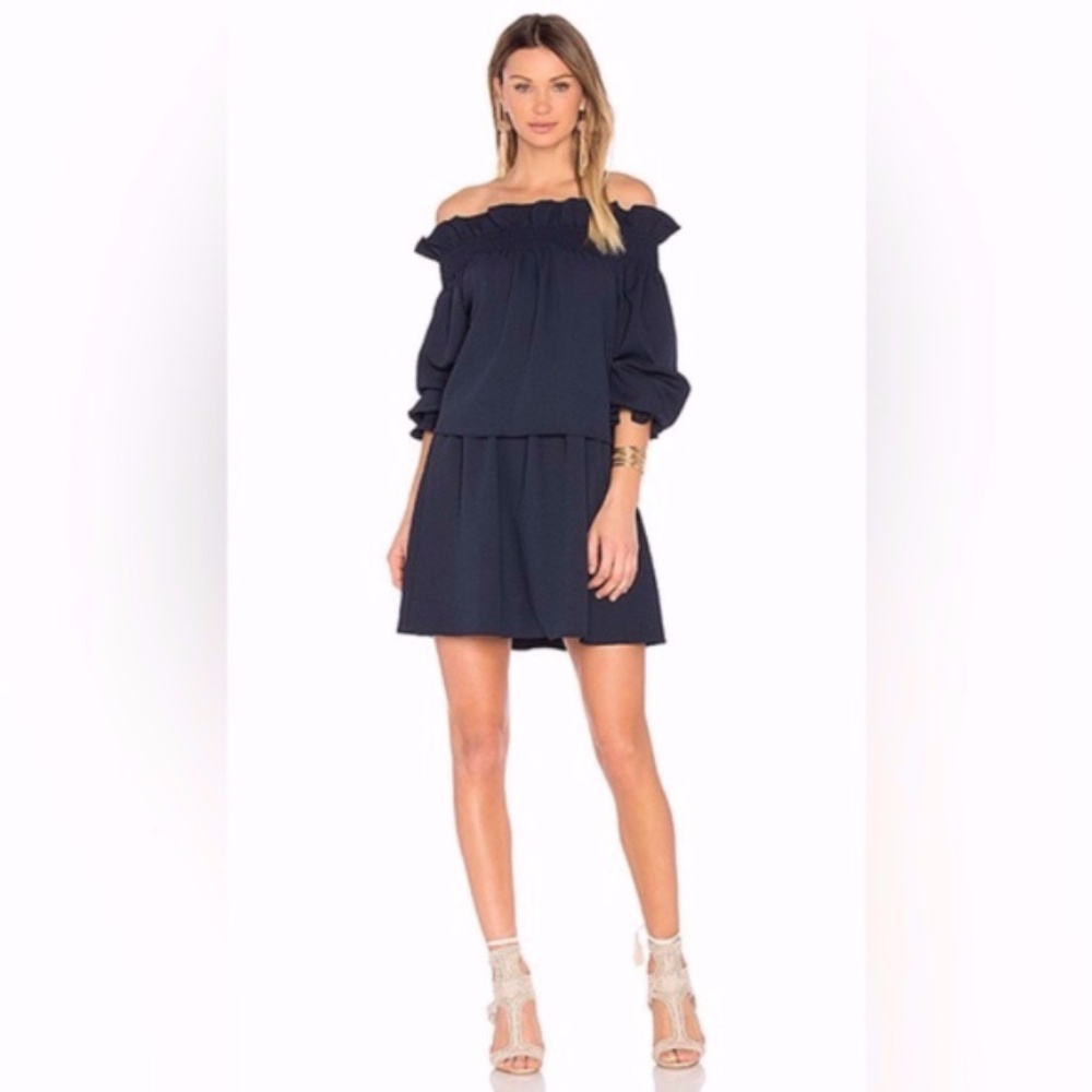 DVF Revolve Diane Von Furstenberg Deep Night Georgie Dress Small $348 Blue